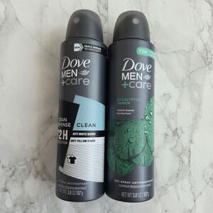 2 NWT Dove Men +Care Spray Deodorant